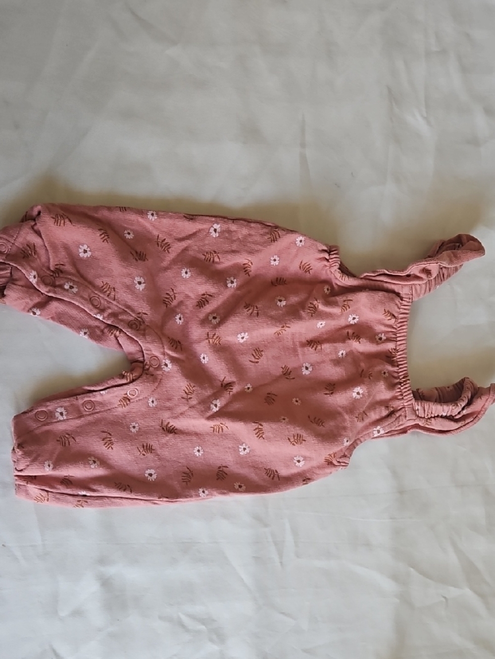 Jessica Simpson Pink Floral Baby One-Piece Romper